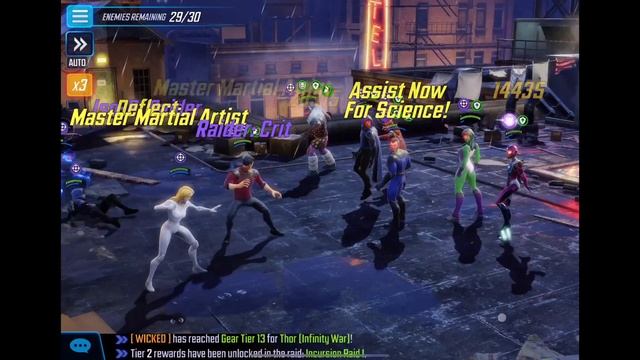 First Look at City Section Node 2 Day 42 Dark Dimension 6 Gameplay Marvel Strike Force MSF смотреть онлайн