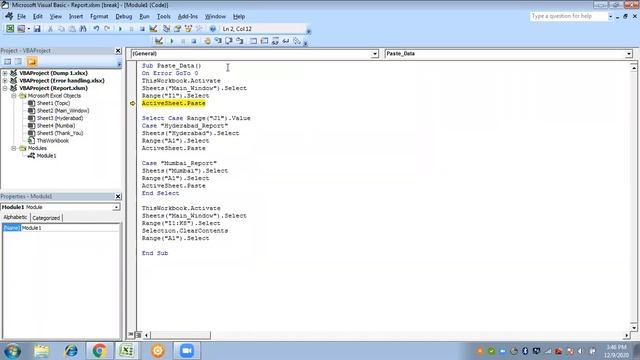 Error Handling in Excel VBA смотреть онлайн