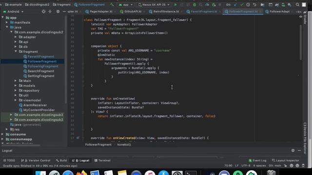 GithubAPP with Source Code (KOTLIN) - MVVM + ROOM DB + RETROFIT + VIEWPAGER + TABLAYOUT + FRAGMENT смотреть онлайн