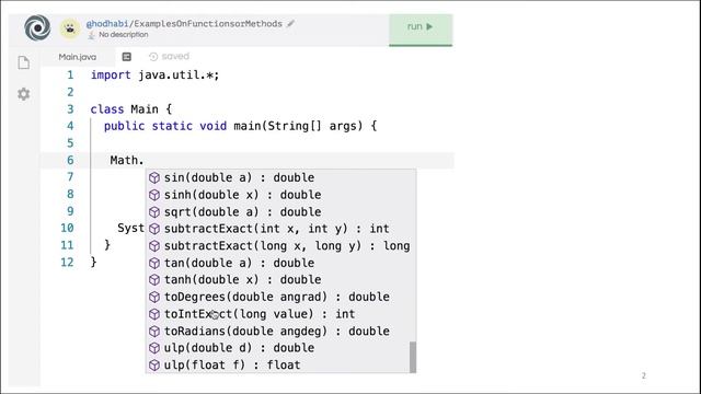 Functions in Java смотреть онлайн