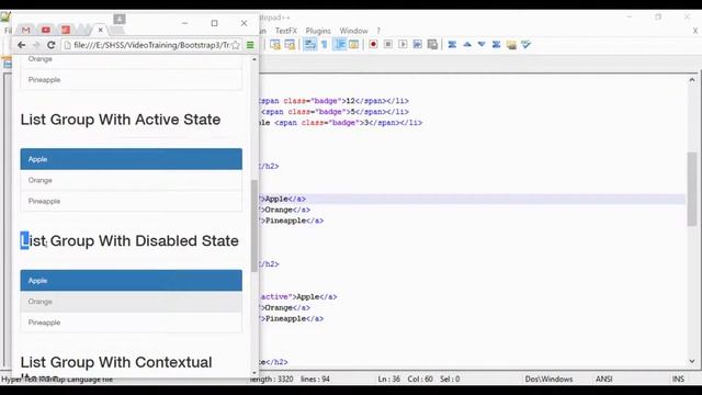 #21 List Groups || Bootstrap In Tamil (In Tamil) смотреть онлайн