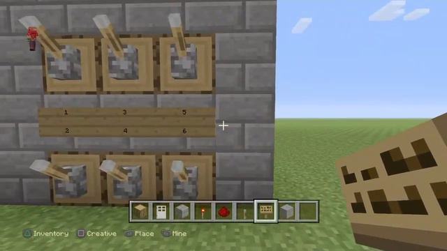 Redstone tutorial: How to build a pass code door смотреть онлайн