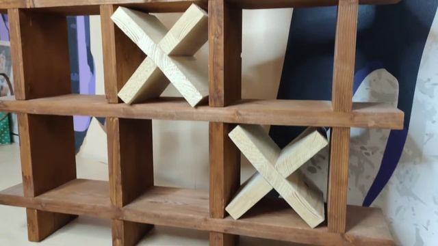 Подставка держатель для туалетной бумаги Крестики-нолики/изделия из фанеры/Азбукадекор смотреть онлайн