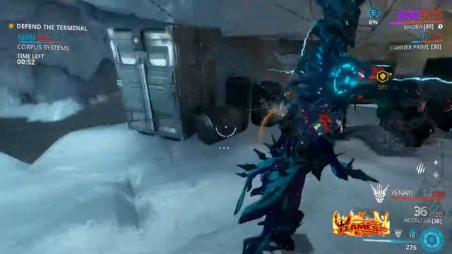 Warframe Valefor (Europa) Mission Mobile Defense level 80-100 смотреть онлайн