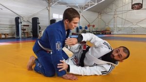 Комбинация трех атак из Хаф-Гарда. Half-guard attack combo