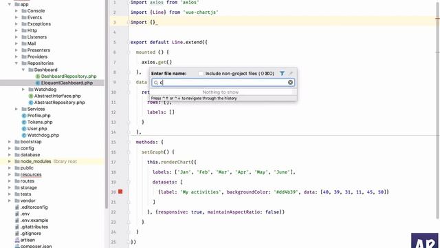 Inferno #10: Adding Chart.js graphs in Vue.js application - Part 3 смотреть онлайн