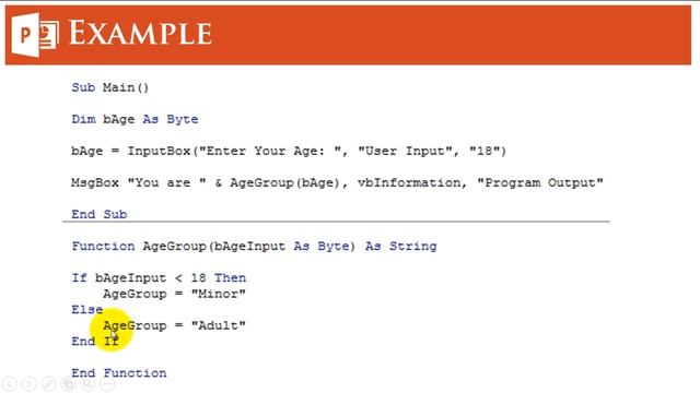 Subroutine and Function | VBA in PowerPoint 2013 | Session 09 смотреть онлайн