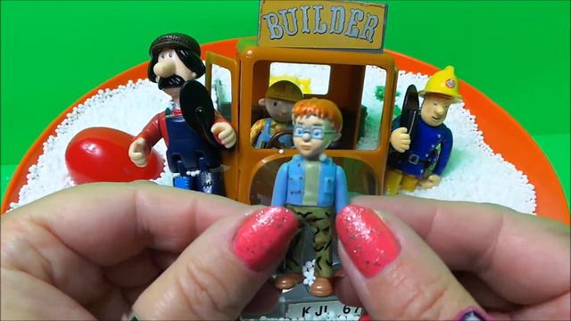 FIREMAN SAM + BOB THE BUILDER'S SNOW LUCKY DIP AND SURPRISE EGG OPENING SPECIAL смотреть онлайн