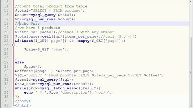 Php Tutorial - how to create pagination in php смотреть онлайн