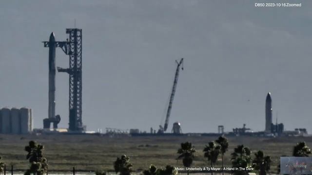 Monthly Time Lapse D850 2023-10 SpaceX Starship Starbase TX смотреть онлайн