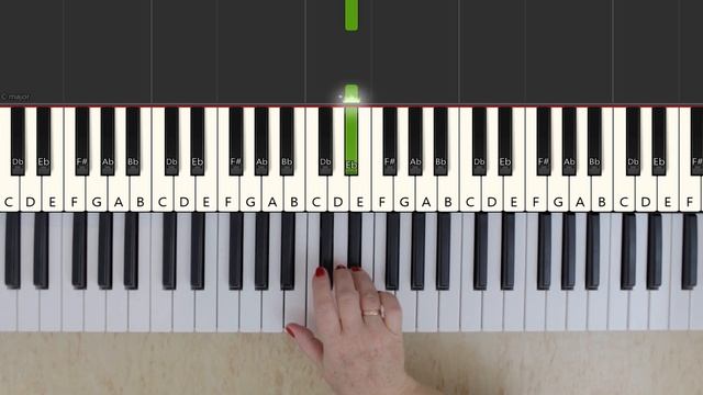 How to play Never Go Away by C bool on piano. Piano Tutorial. смотреть онлайн