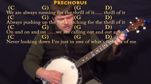 Walking on A Dream (Empire of the Sun) Banjo Cover Lesson with Chords/Lyrics смотреть онлайн