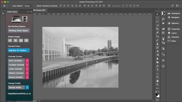 Linear Scans Photoshop Panel