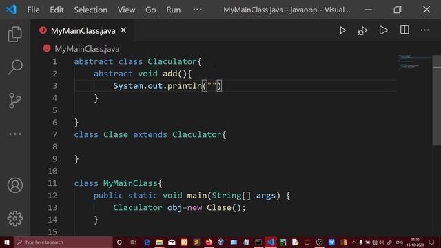 Abstract Method in java tamil | Object oriented programming in java tamil | Quick Through смотреть онлайн