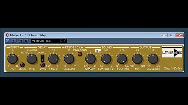 Classic Delay by Kjaerhus Audio смотреть онлайн