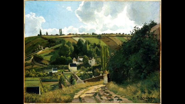 Camille Pissarro - Jalais Hill, Pointoise (1867) смотреть онлайн