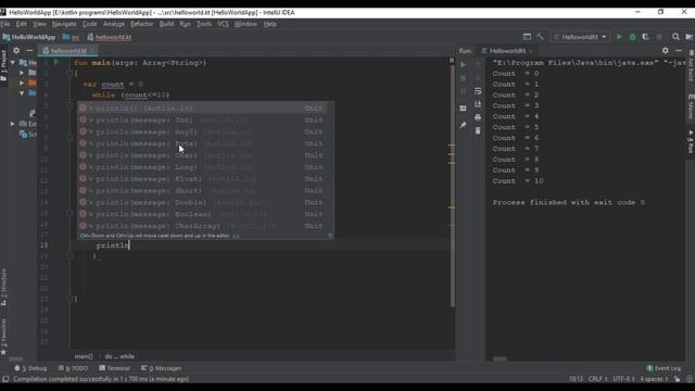 Kotlin Tutorial - 10 - while & do while loop смотреть онлайн
