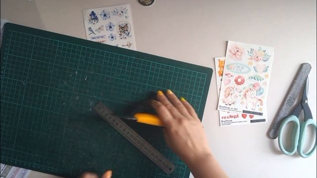 #ScrapMania_tm Скрапбукинг Обзор наклеек от ScrapMania