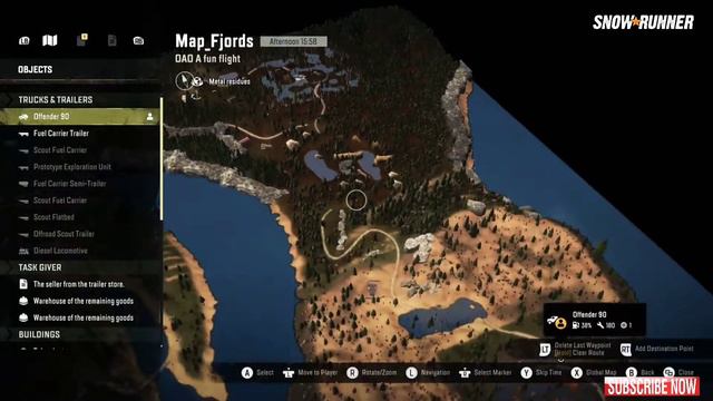 SnowRunner: Merry Flight Map FJORDS Extreme Offroad With Land Rover Defender смотреть онлайн
