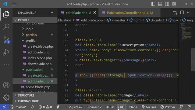 54- Modifier publication laravel darija смотреть онлайн