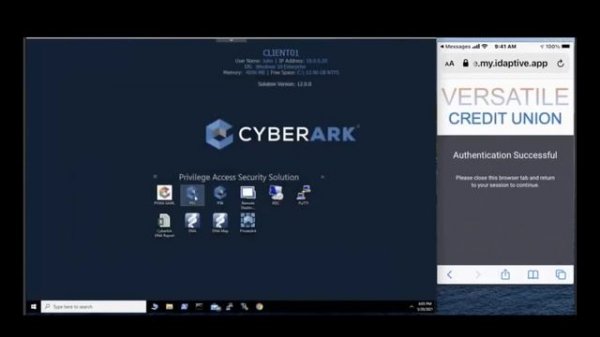 Using CyberArk MFA with CyberArk RDP And SSH proxy