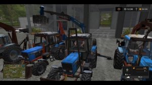 Обзор Мод  МТЗ и ЮМЗ пак грейферов и экскаваторов версия 1.0 для Farming Simulator 2017 (vFS17)