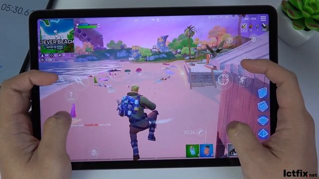 Xiaomi Pad 5 Test Game Fortnite Mobile | Snapdragon 860, 120Hz Display