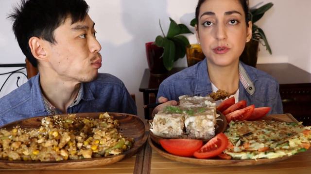 мукбанг холодец жареный рис корейские блинчики не асмр у нас пополнение! смотреть онлайн