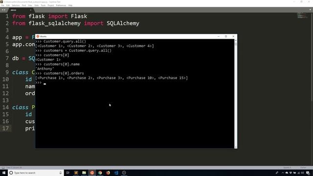 Left Outer Join in Flask-SQLAlchemy смотреть онлайн