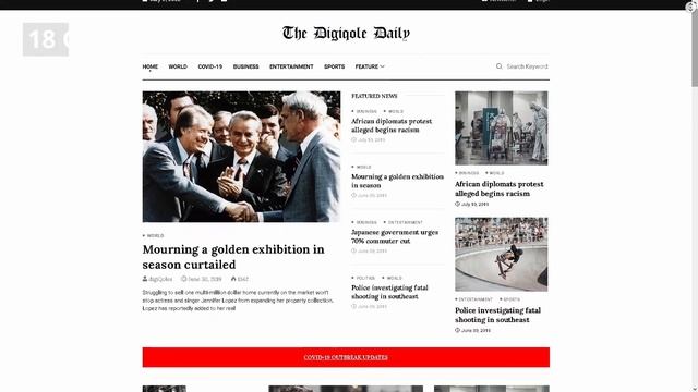 Digiqole News Magazine Website ★ WordPress Themes & Templates ★ смотреть онлайн
