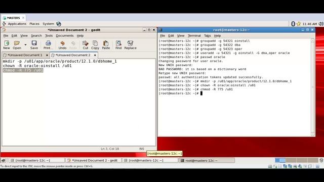 Adding users, groups and creating directories for oracle database and oracle software смотреть онлайн