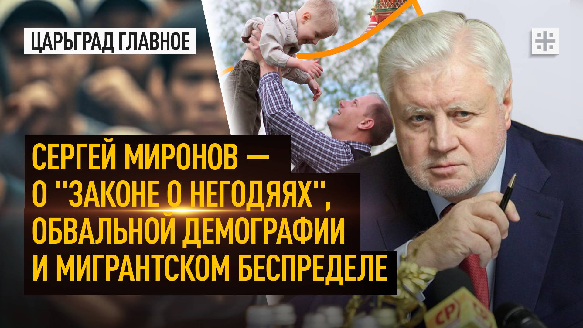 Сергей Миронов — о "законе о негодяях", обвальной демографии и мигрантском беспределе смотреть онлайн