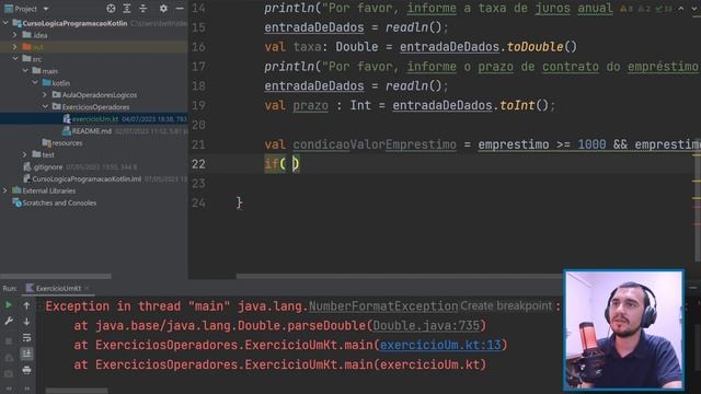 Aula 11 Exercícios Kotlin - Calculadora de Empréstimo смотреть онлайн