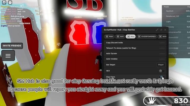 Showcasing Slap Battles ScriptMaster Hub (SCRIPT IN DESC) смотреть онлайн