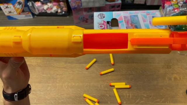 Бластер Nerf Alpha Strike Wolf LR-1 распаковка обзор смотреть онлайн