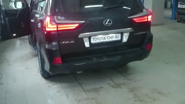 Увеличение мощности Лексус LX450d смотреть онлайн