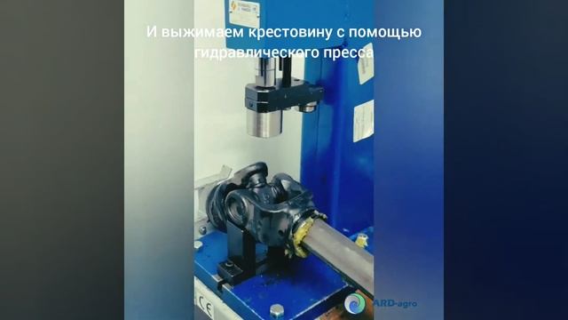 Сборка карданного вала на для кормосмесителя KUHN EUROMIX смотреть онлайн