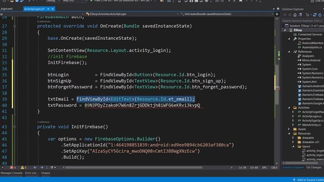 Build Login Layout Using Xamarin and Firebase Authentication part 1-3 смотреть онлайн