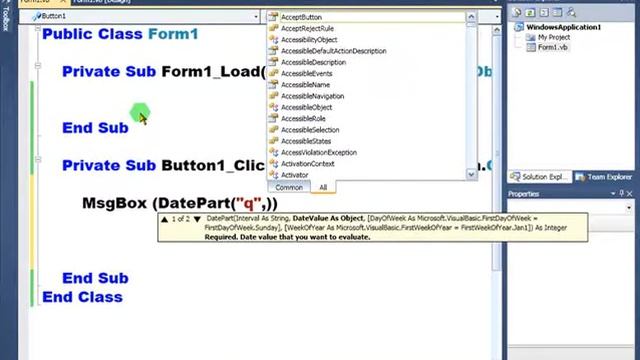 Visual Basic .NET - Ders 191 : DatePart Metodu смотреть онлайн