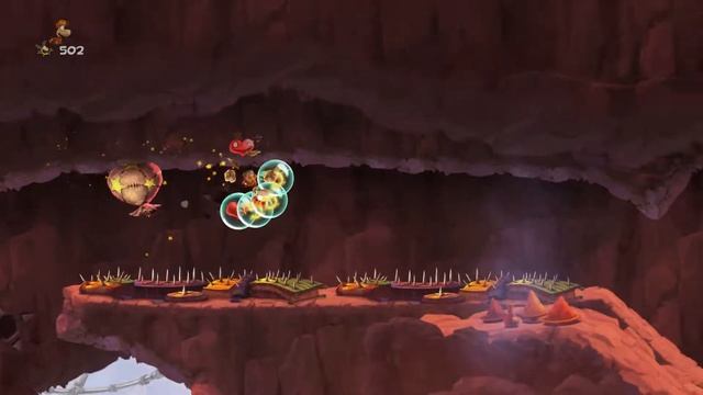 Прохождение Rayman Legends - Назад к Origins - Таинственные украшение- Загадочные мартышки-Часть 11 смотреть онлайн