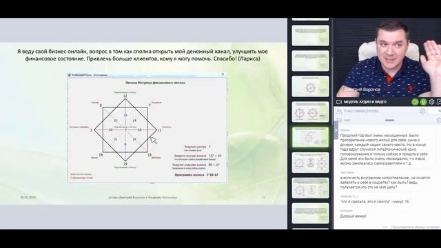 Матрица Судьбы: сценарии событий жизни и снятие денежных блоков. Дмитрий Воронов смотреть онлайн