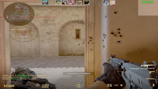 Counter Strike 2 | Rx 6700xt 12GB | Ryzen 5 5600 ( 1280x1024 Competitive Settings )