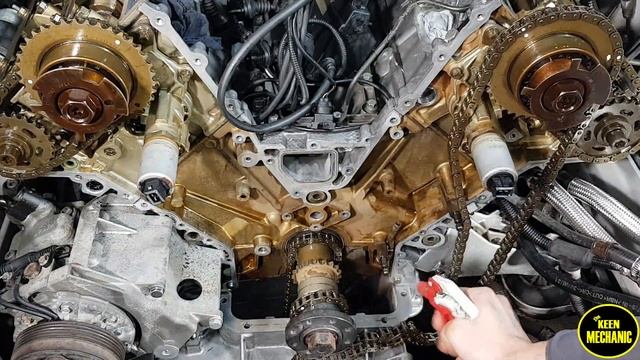 BMW E38 E39 M62 TIMING CHAIN GUIDES INSTALLATION, HOW TO CHANGE TIMING CHAIN GUIDES ON M60 M62 M62T смотреть онлайн
