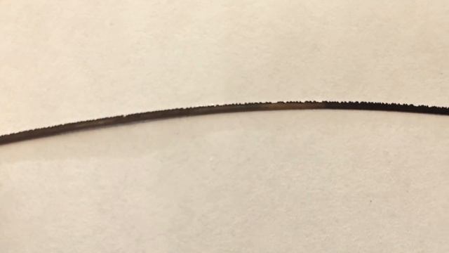 Пила для металла из пружины от часов. Saw For Metal From The Spring From The Clock.