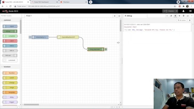 Node Red: Connecting OpenWeather into Node-Red смотреть онлайн