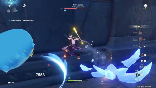 THAT Cryo Slime - Genshin Impact #memes #genshinimpact смотреть онлайн