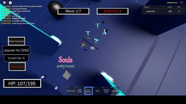 KILLER SANS SHOWCASE!!! (undertale soul ops) (roblox) смотреть онлайн