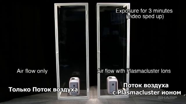 Sharp очиститель воздуха / увлажнитель Тест ионизаторa смотреть онлайн