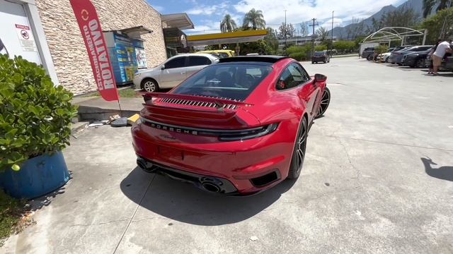 ??NOVO PORSCHE 911 TURBO 992 STAGE 2? ANDA MAIS QUE TURBO S, VERMELHO CARMIM MOTOR BOXER 3.7 ?!! смотреть онлайн