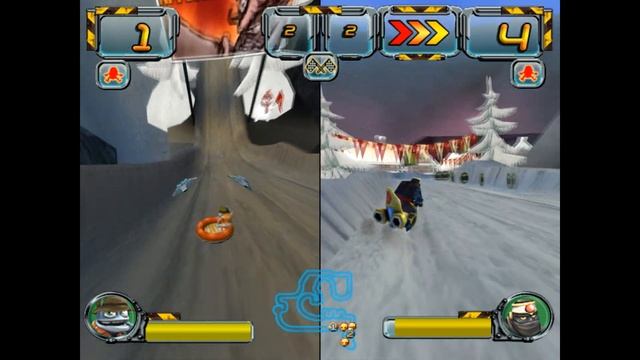 Crazy Frog Racer 2?ЛЕДОВОЕ ПОБОИЩЕ#2? ИГРЫ ДЛЯ ДВОИХ смотреть онлайн